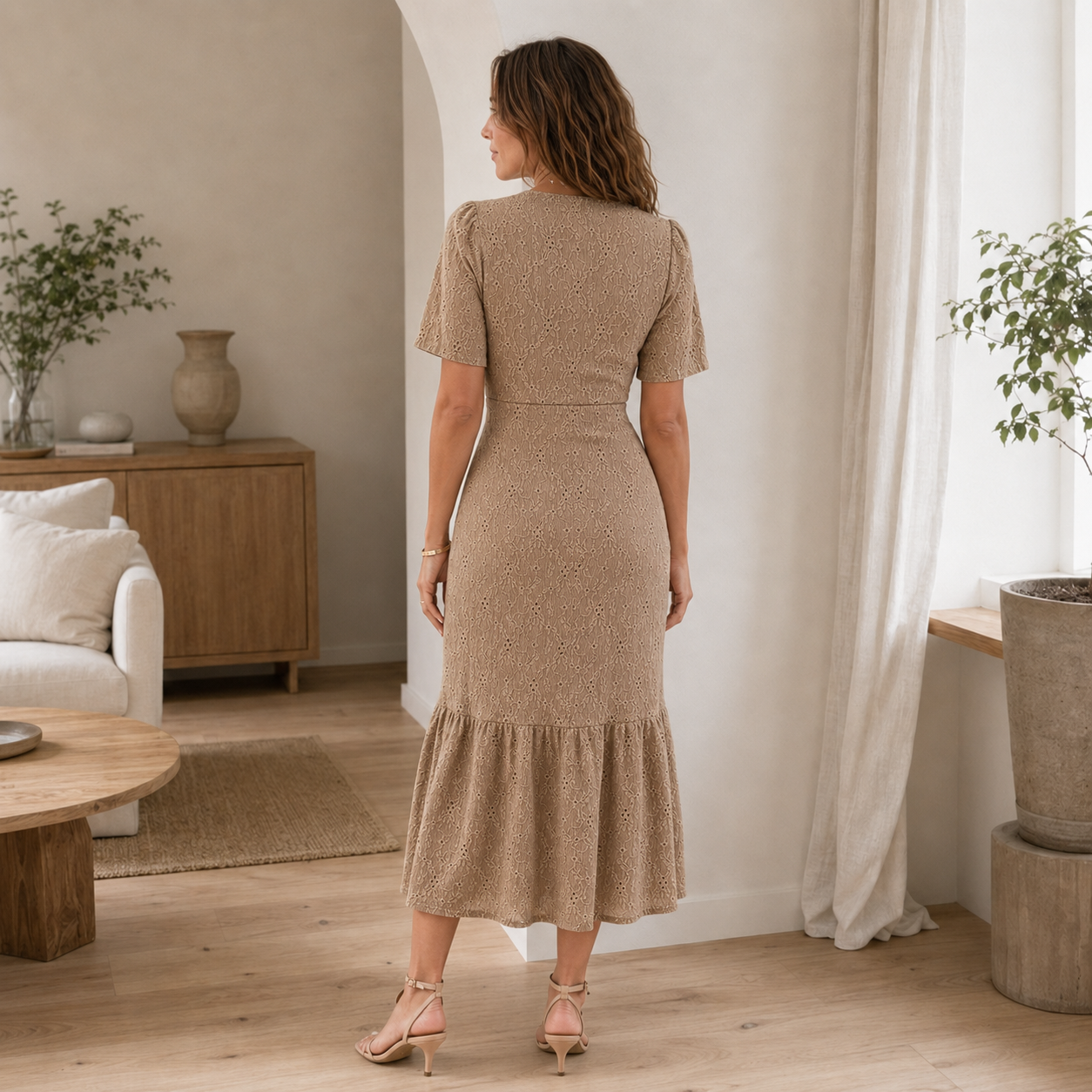 Vestido Midi Nika – Vestido de Verano Floral