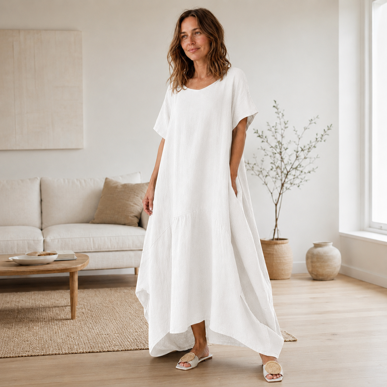 Vestido Largo Oversize Liv – Corte Informal y Largo