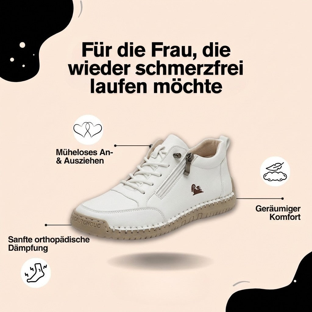 Mila – Komfortable orthopädische Sneakers + Reißverschluss