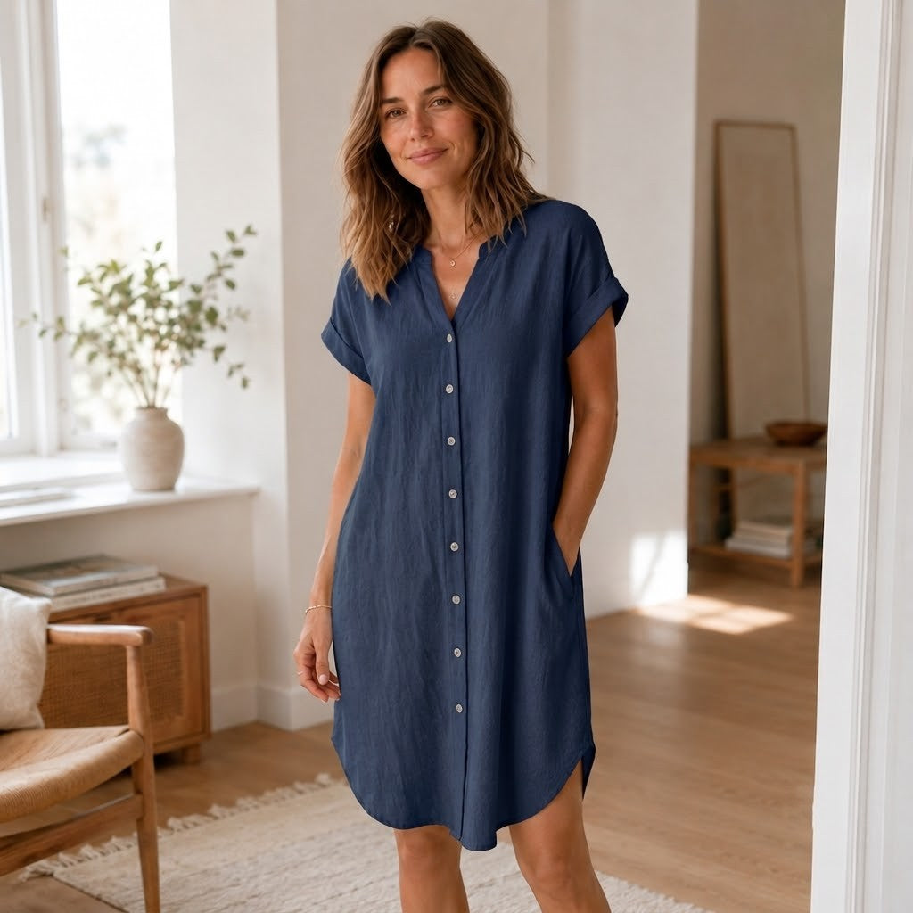 Vestido Túnica Liv – Informal con Escote en V
