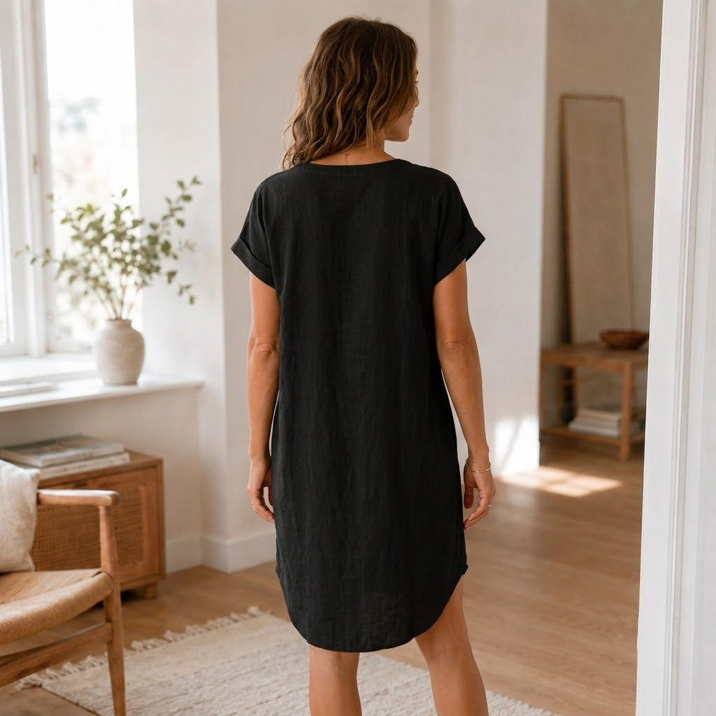 Vestido Túnica Liv – Informal con Escote en V