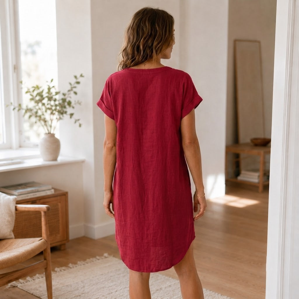 Vestido Túnica Liv – Informal con Escote en V