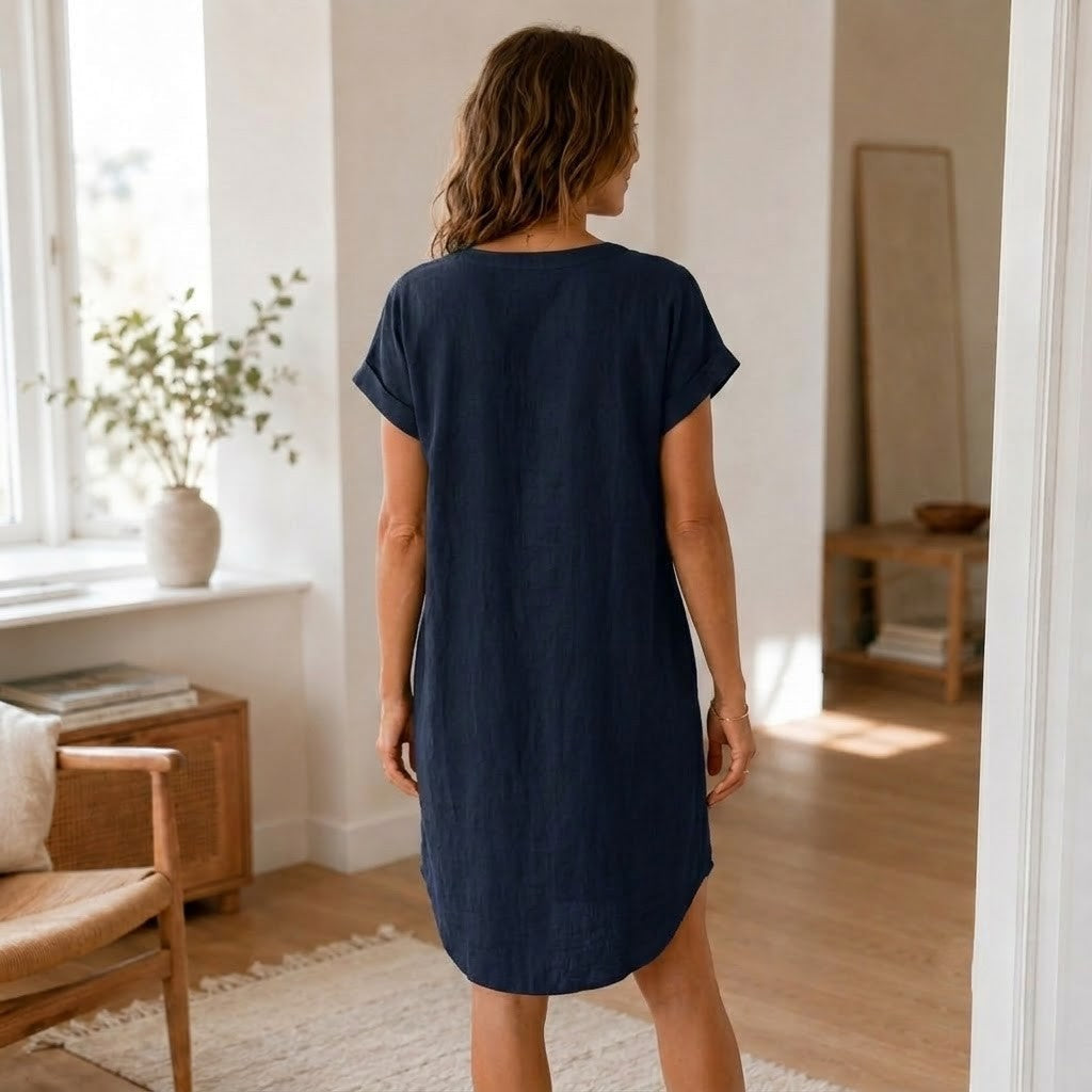 Vestido Túnica Liv – Informal con Escote en V