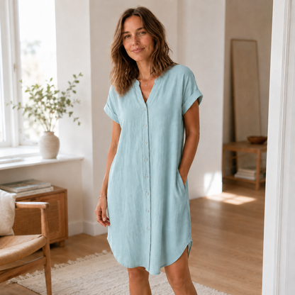 Vestido Túnica Liv – Informal con Escote en V