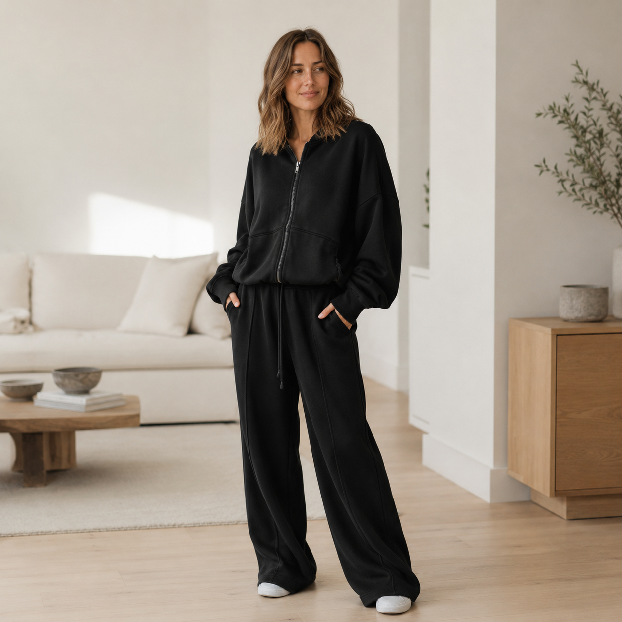 Blusón de Punto Bente – Cropped y Oversized Acogedor