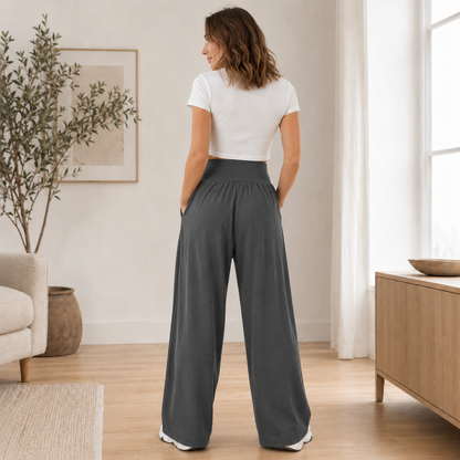 Pantalón Ancho Saga – Tiro Alto y Pierna Fluida