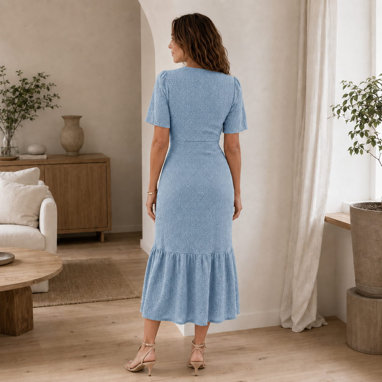 Vestido Midi Nika – Vestido de Verano Floral