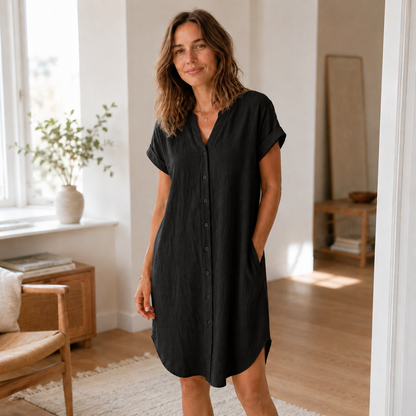 Vestido Túnica Liv – Informal con Escote en V