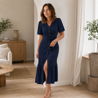 Vestido Midi Nika – Vestido de Verano Floral