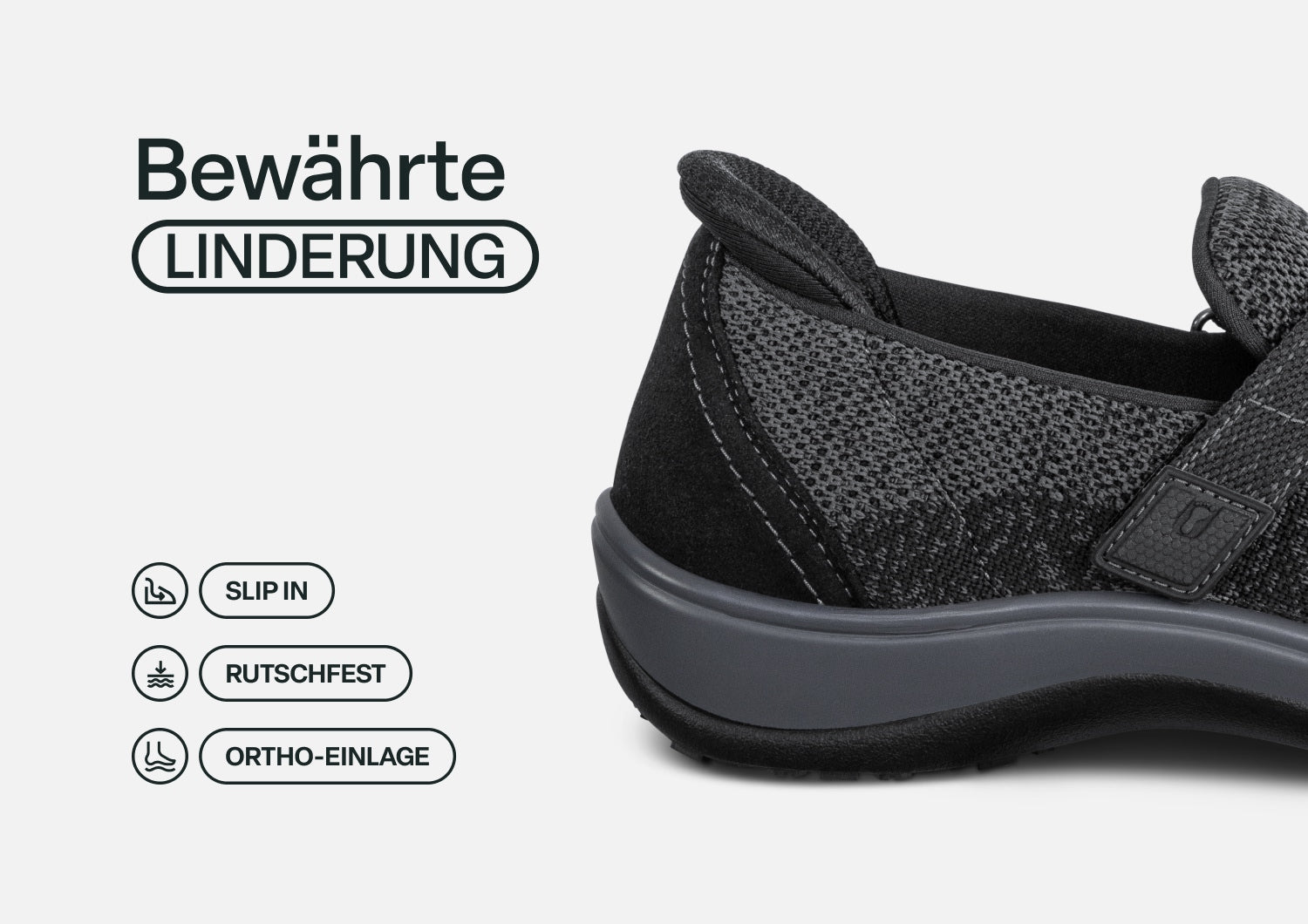 Clara - Leichter Komfort-Slipper für schmerzfreie Tage