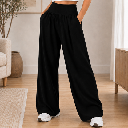 Pantalón Ancho Saga – Tiro Alto y Pierna Fluida