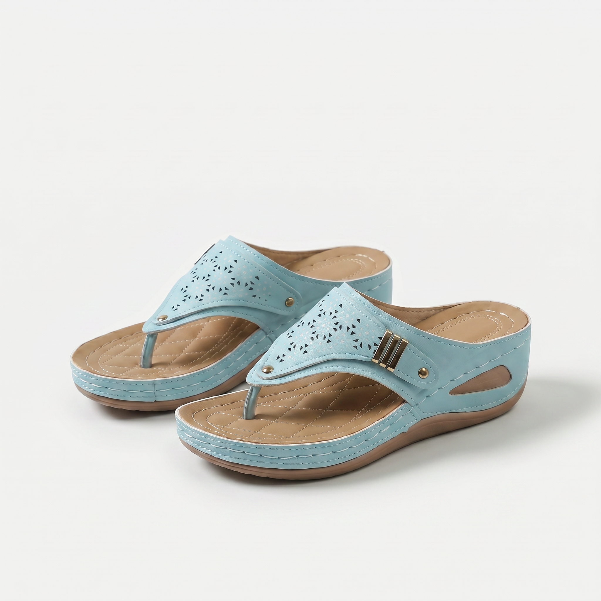Élodie - Keil-Zehensandalen für Dame