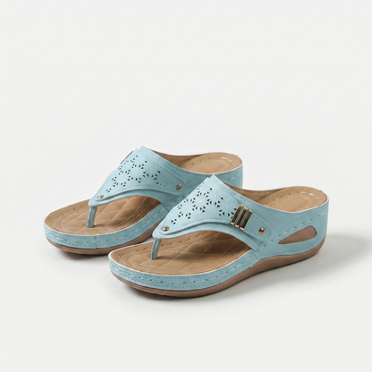 Élodie - Keil-Zehensandalen für Dame