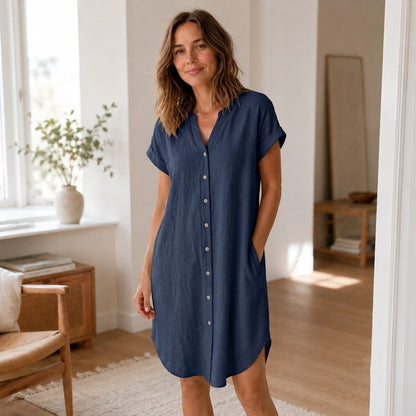 Vestido Túnica Liv – Informal con Escote en V