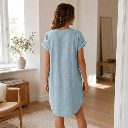 Vestido Túnica Liv – Informal con Escote en V