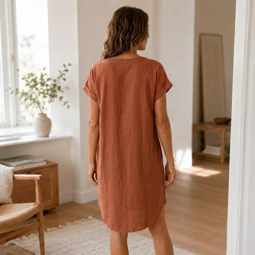 Vestido Túnica Liv – Informal con Escote en V